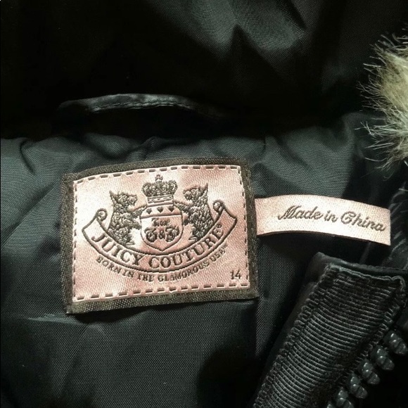 Juicy couture girls size 14 puffer jacket - Picture 4 of 5